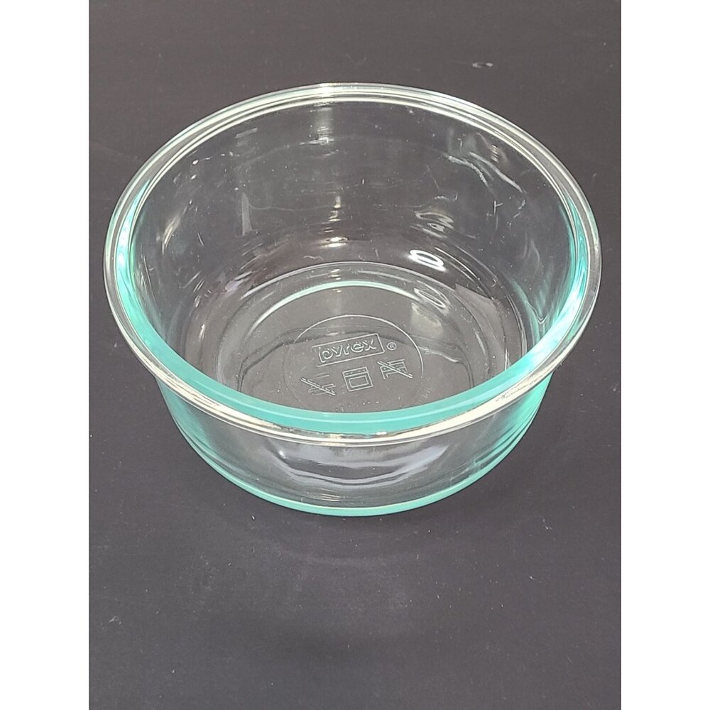 Pyrex Clear Round #7201R Glass Food Storage 1QT 6 1/4"